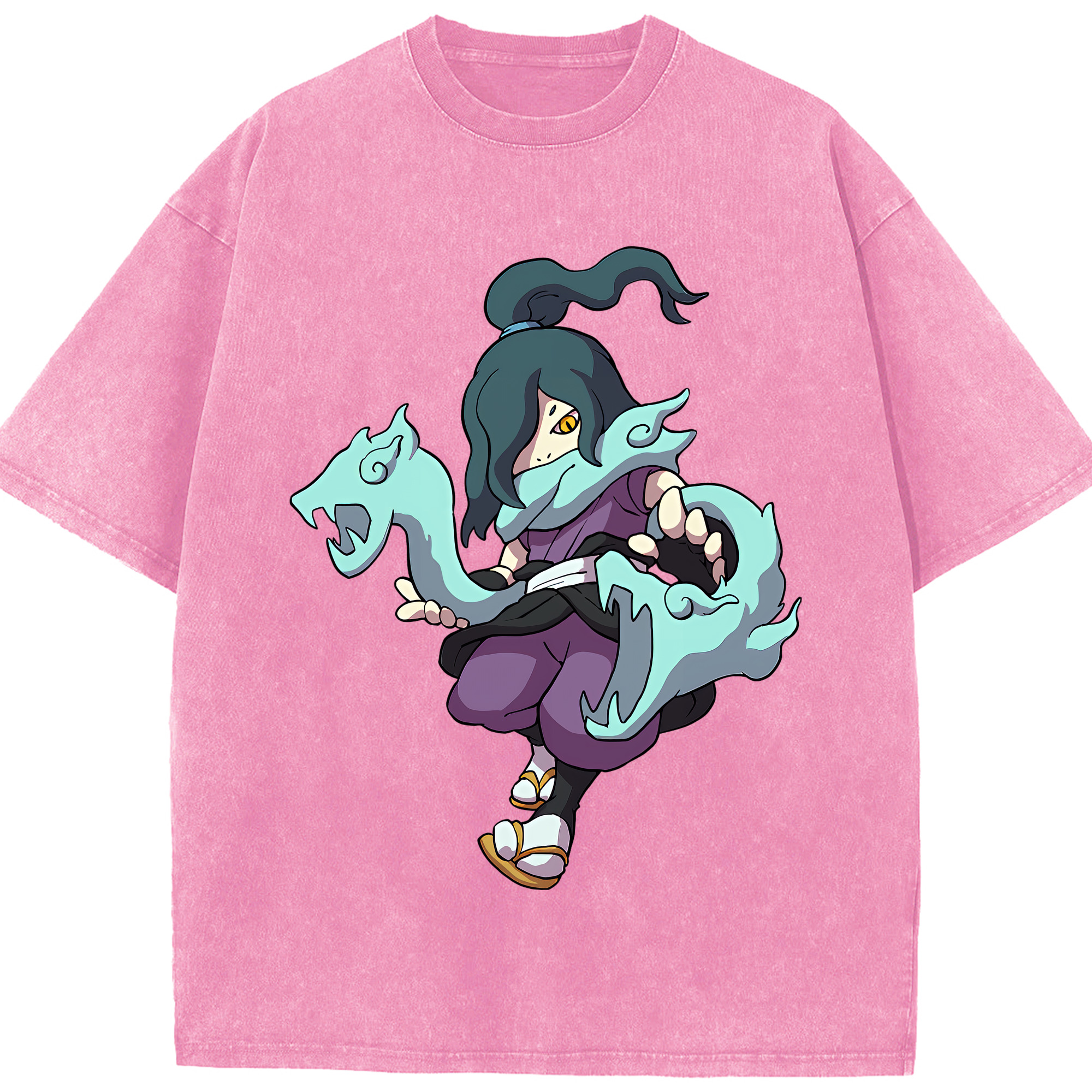 （画像用） 妖怪ウォッチ Yo-kai Watch 綿100% ヴィンテージ風 半袖Tシャツ（フロントプリント）